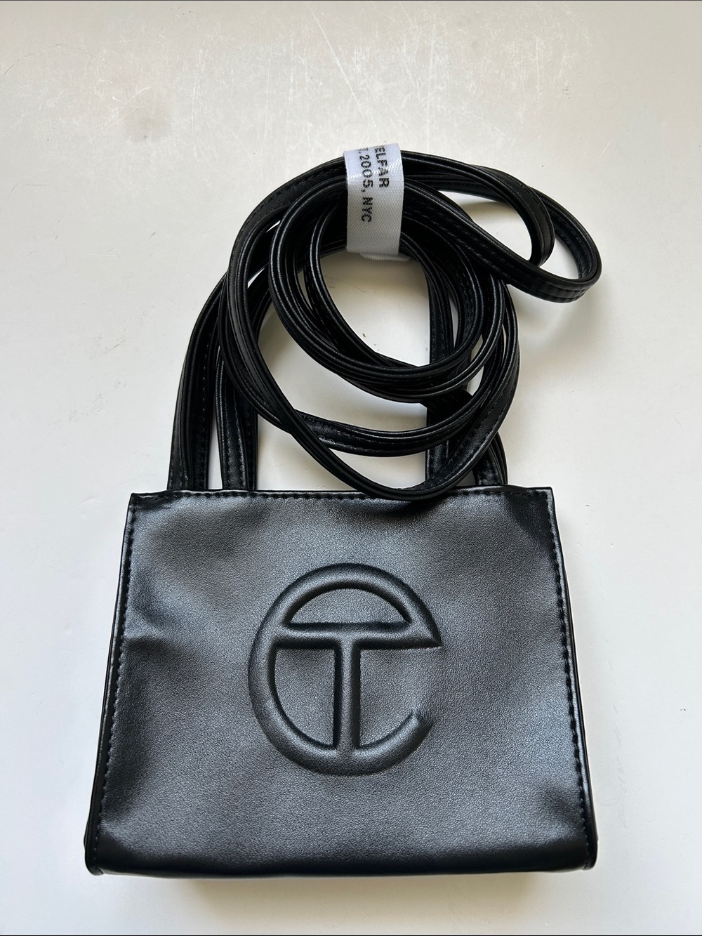 Telfar Black Mini Tote Bag